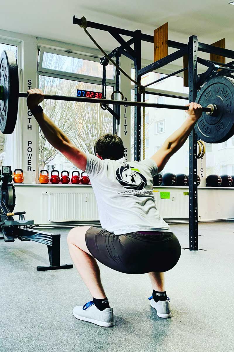 Crossfit-Virage-thruster